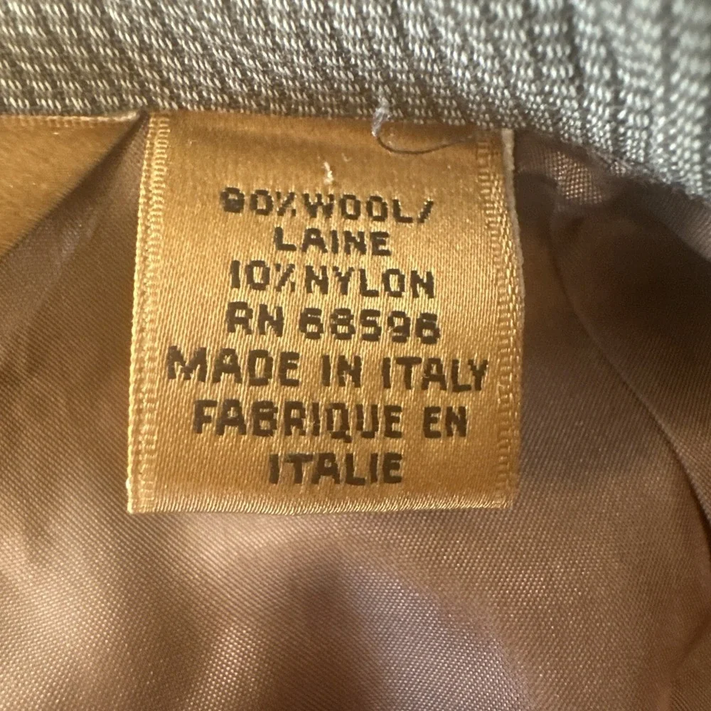 Vintage 90s Donna Karan Suit Jacket‎ 44R Blazer Sport Coat Made In Italy